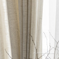 Textiles Cortina de lino con alto contenido de luz teñido